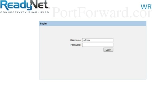 ReadyNet WRT300N Login
