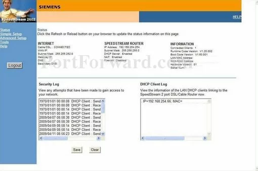 Siemens SpeedStream-SS2602