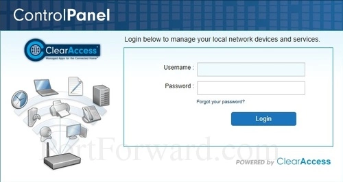 SmartRG SR350N - Clear Access Login