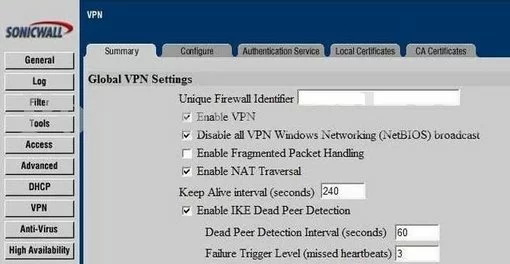 Sonicwall Pro230