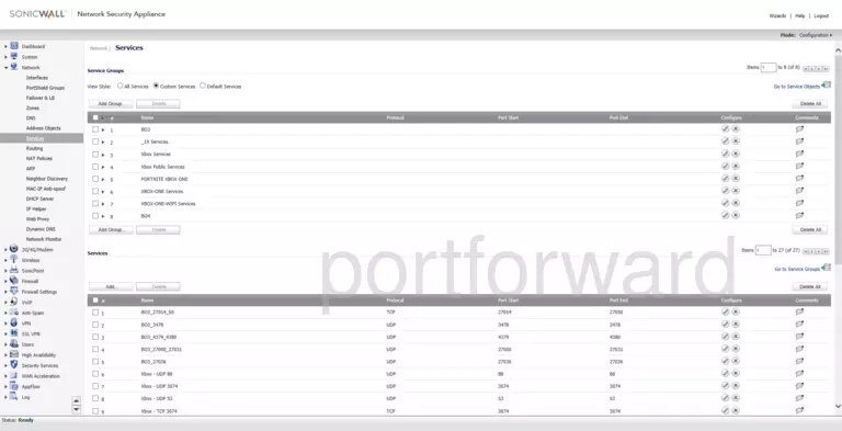 port forwarding