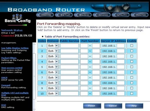 Sparkcom SparkcomBR41 port forward