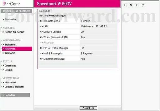 T-Com Speedport-W502V