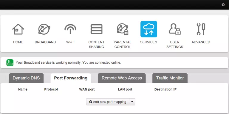 port forwarding