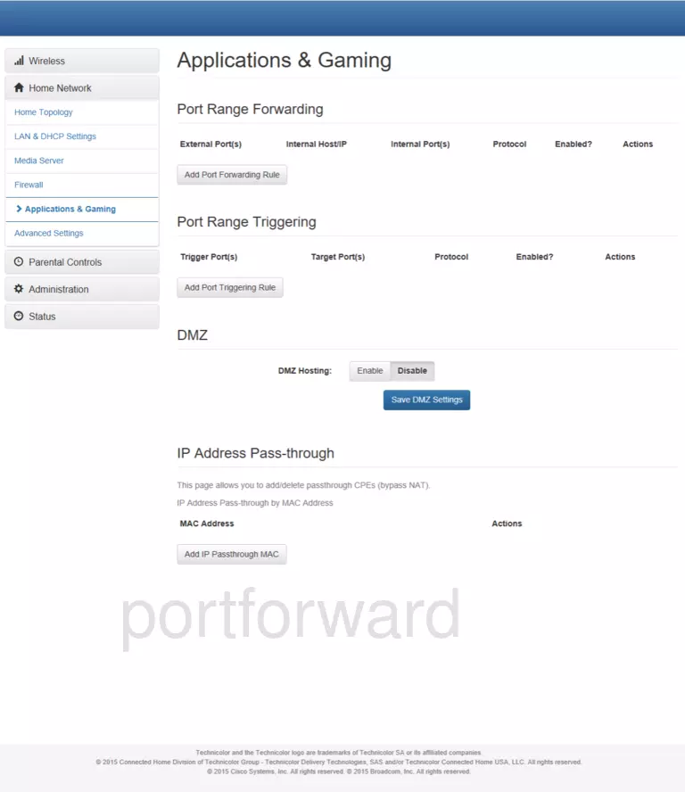 port forwarding