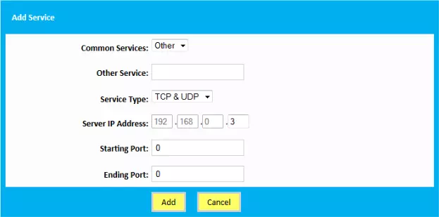 port forwarding