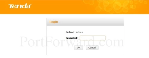 Tenda 11N Login