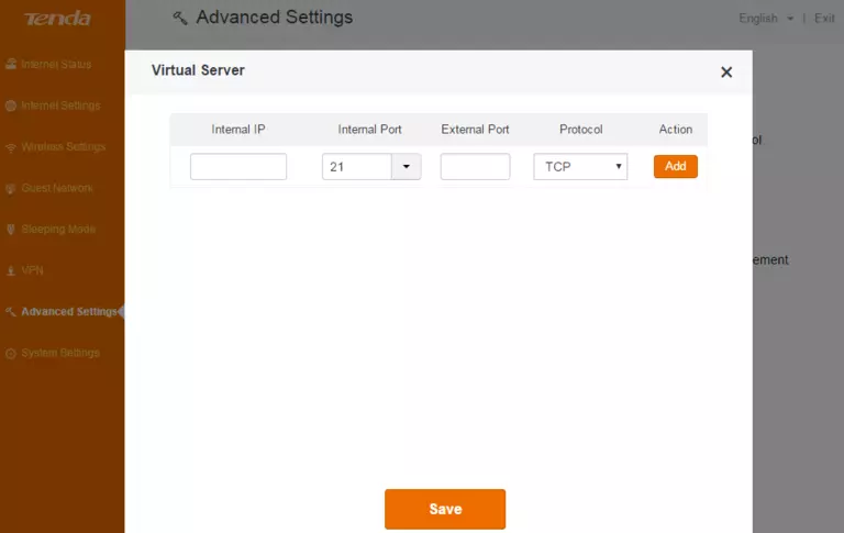 port forwarding