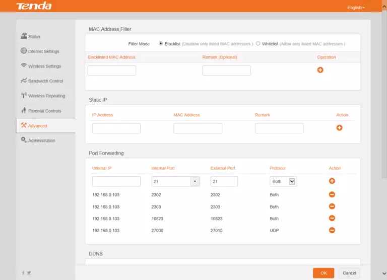 port forwarding