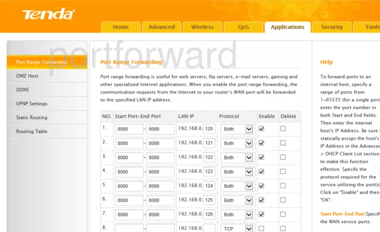 port forwarding