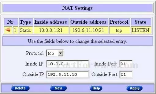 Thomson-Alcatel SpeedTouchFirewall