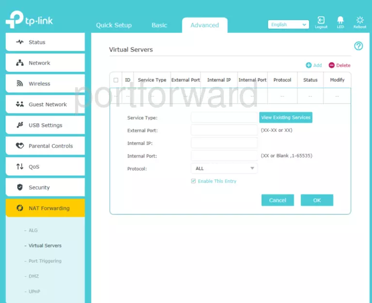 port forwarding