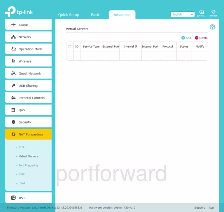 port forwarding