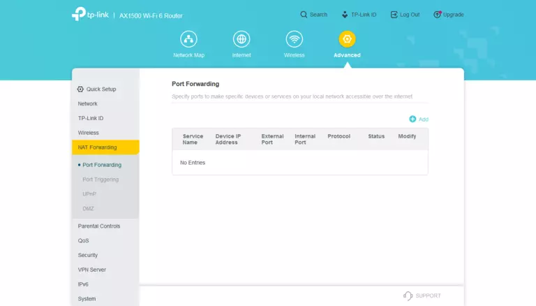 port forwarding