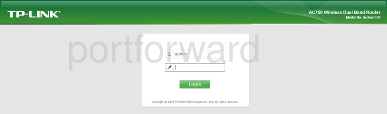 router login screen