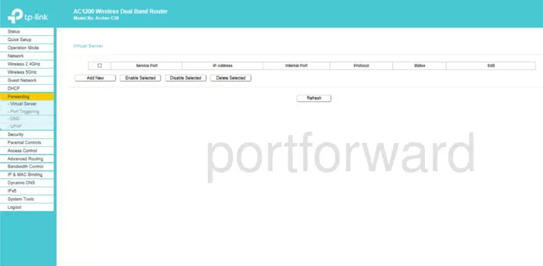 port forwarding