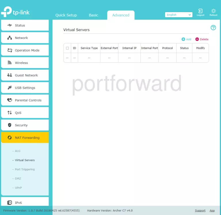 port forwarding