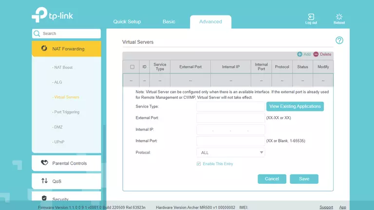 port forwarding