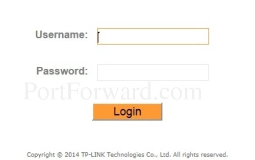 TP-Link TD-W8951ND Login