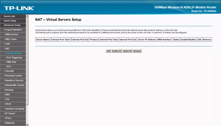 port forwarding