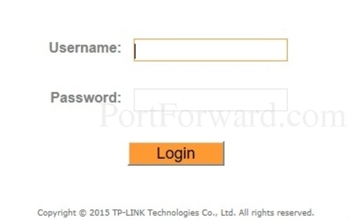 TP-Link TD-W8961N Login