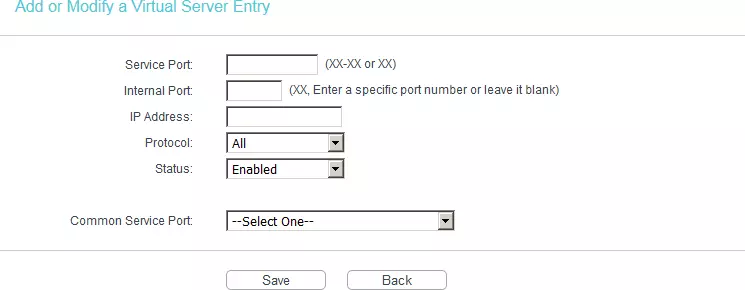 port forwarding