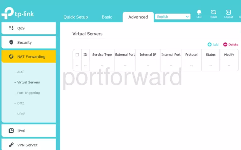 port forwarding