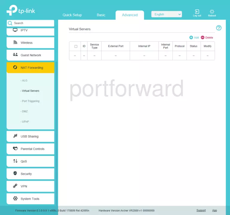 port forwarding