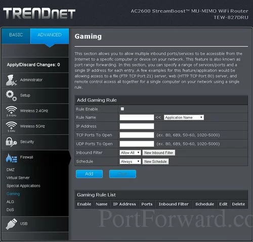 Trendnet TEW-827DRU Gaming