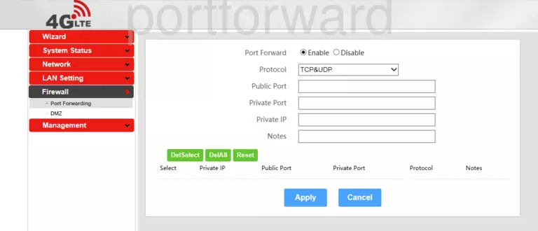 port forwarding