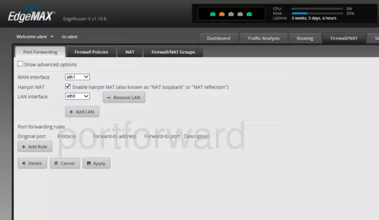 port forwarding