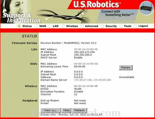 US Robotics USR8022