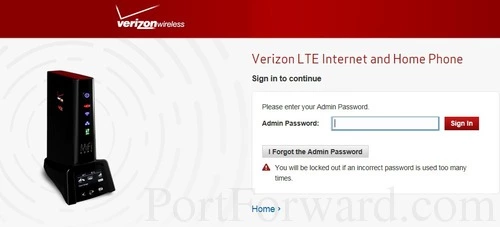 Verizon T1114 Login