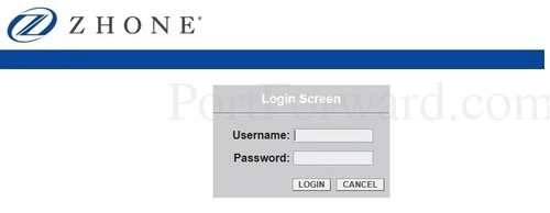 Zhone 6519-A2 Login