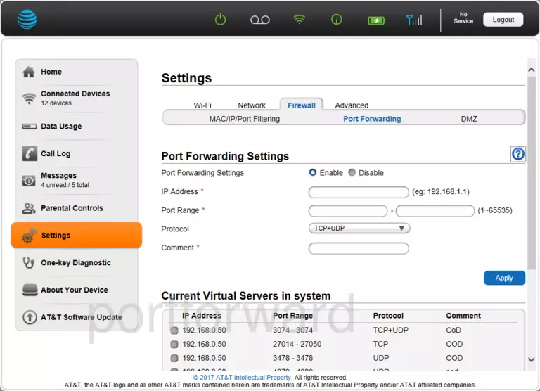 port forwarding