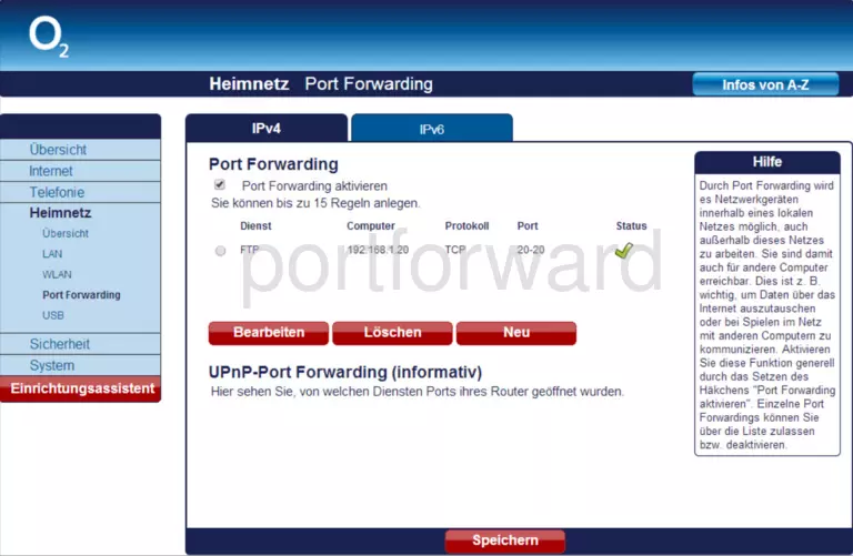 port forwarding