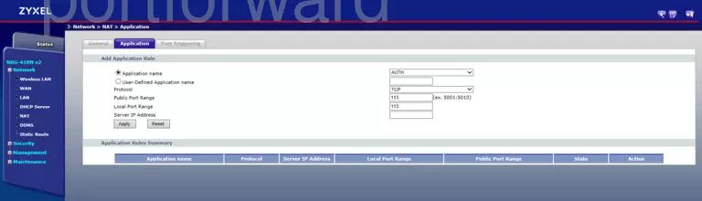 port forwarding