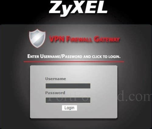 ZyXEL VFG6005N Login